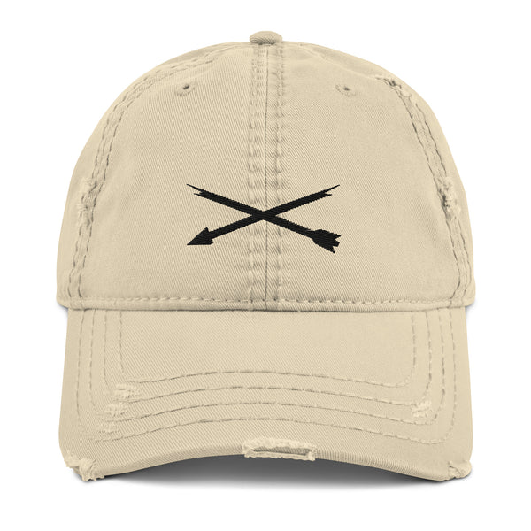 Broken Arrow Distressed Dad Hat