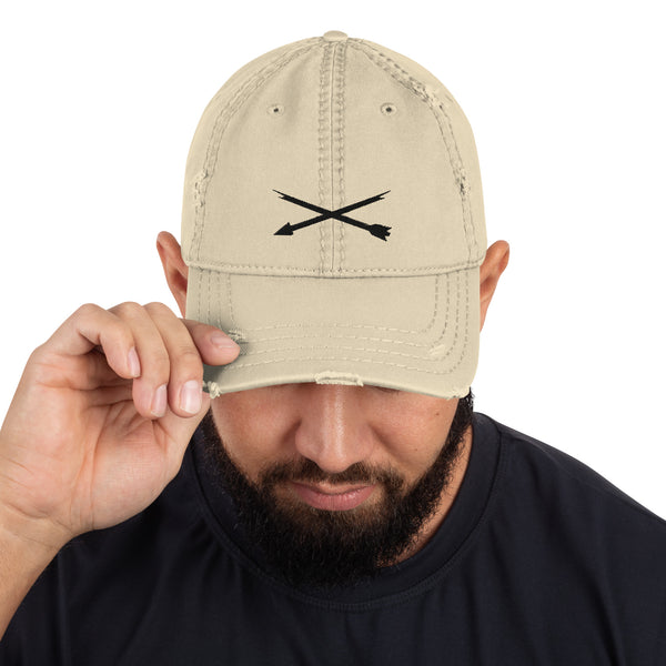 Broken Arrow Distressed Dad Hat