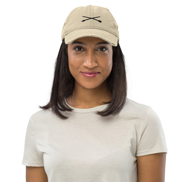 Broken Arrow Distressed Dad Hat