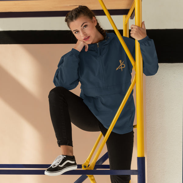 4P Embroidered Champion Packable Jacket