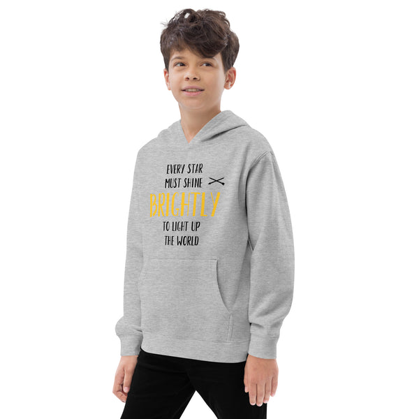 LIGHT UP THE WORLD Kids fleece hoodie