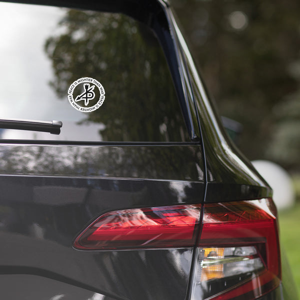 Peace is Mightier Than War Bubble-free stickers