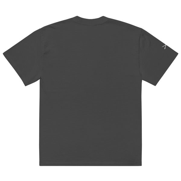 FAITH OVER FEAR Oversized faded t-shirt