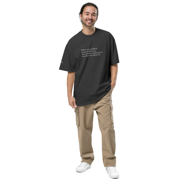 World Peace Oversized  t-shirt