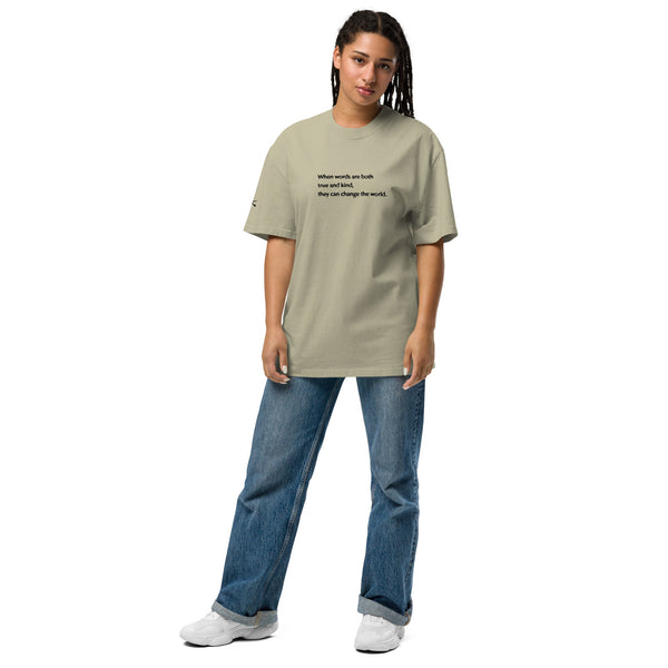 Kind words Oversized t-shirt