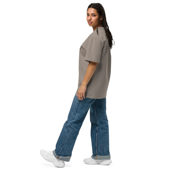 PEACE WITHIN Oversized faded t-shirt