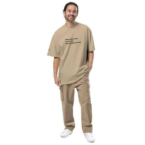 Kind words Oversized t-shirt
