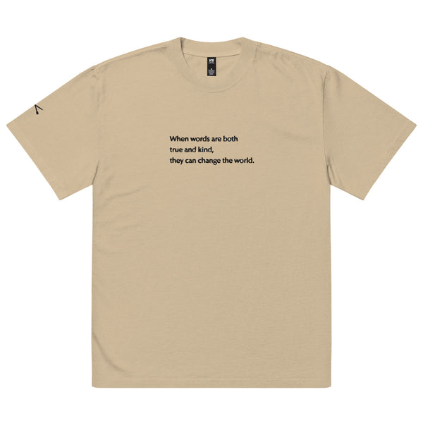 Kind words Oversized t-shirt