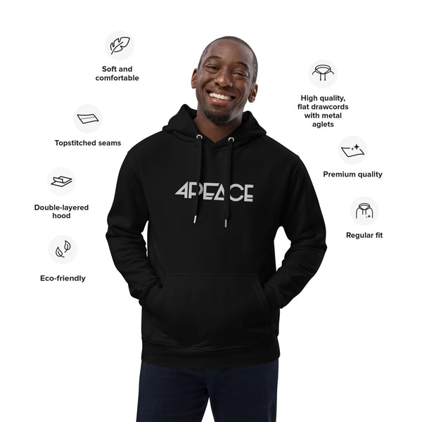 4PEACE EMBROIDERD Premium eco hoodie
