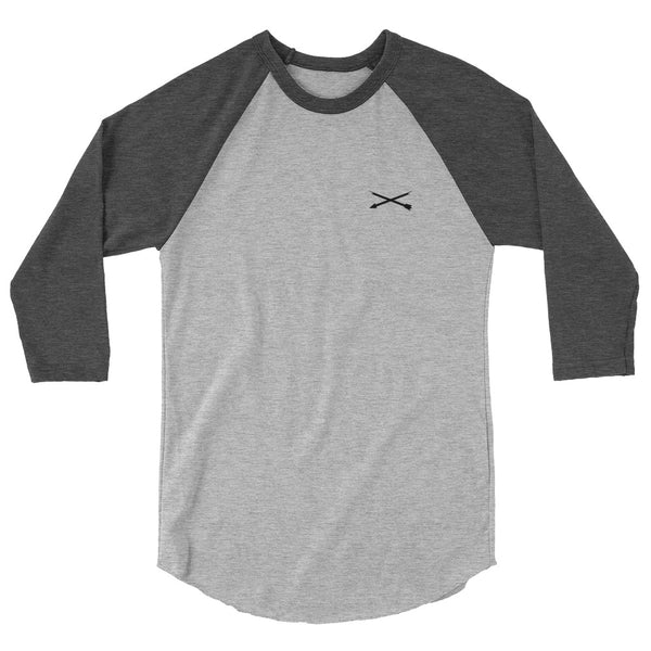 Broken Arrow 3/4 sleeve raglan shirt