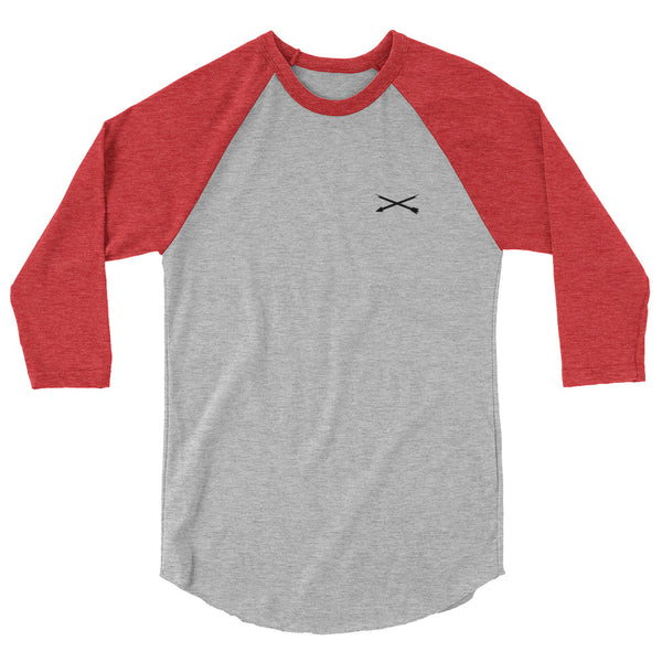 Broken Arrow 3/4 sleeve raglan shirt