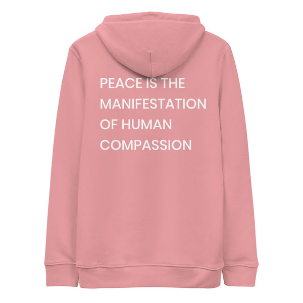 PEACE MANIFESTATION  Unisex eco hoodie