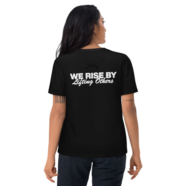 WE RISE BY LIFTING OTHERS Unisex organic cotton t-shirt