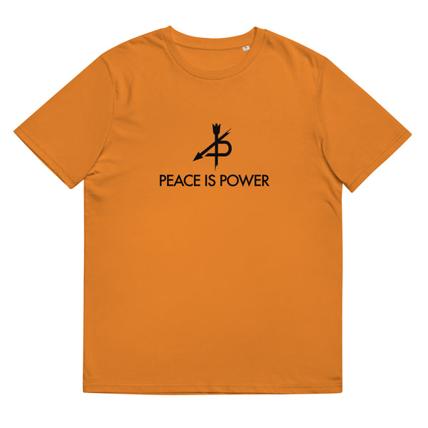 PEACE IS POWER  organic cotton t-shirt