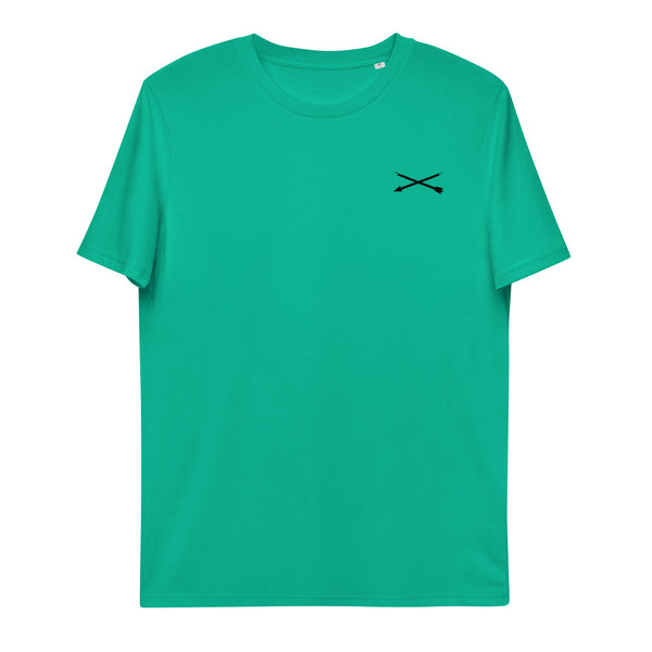 broken arrow Unisex organic cotton t-shirt