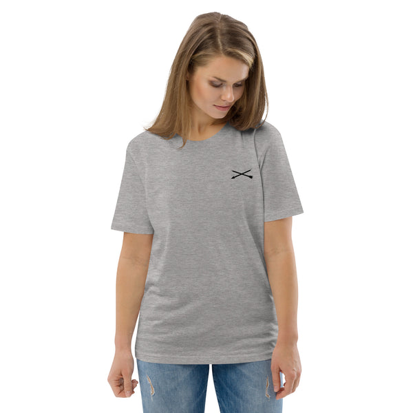 broken arrow Unisex organic cotton t-shirt