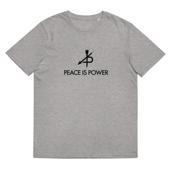 PEACE IS POWER  organic cotton t-shirt