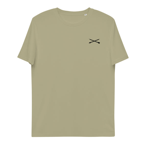 broken arrow Unisex organic cotton t-shirt