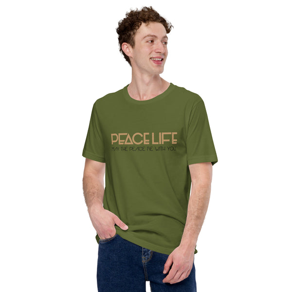 MAY THE PEACE BE WITH YOU Unisex t-shirt