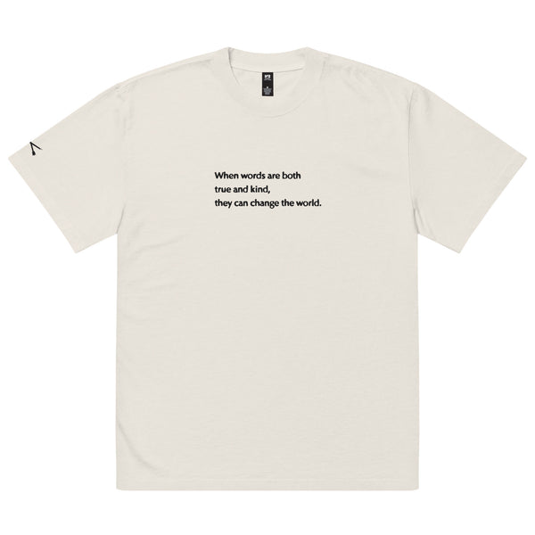 KIND WORDS Oversized t-shirt