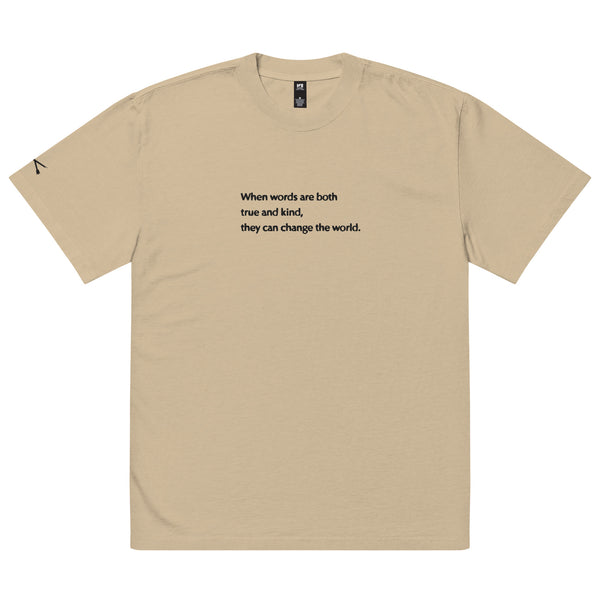 KIND WORDS Oversized t-shirt